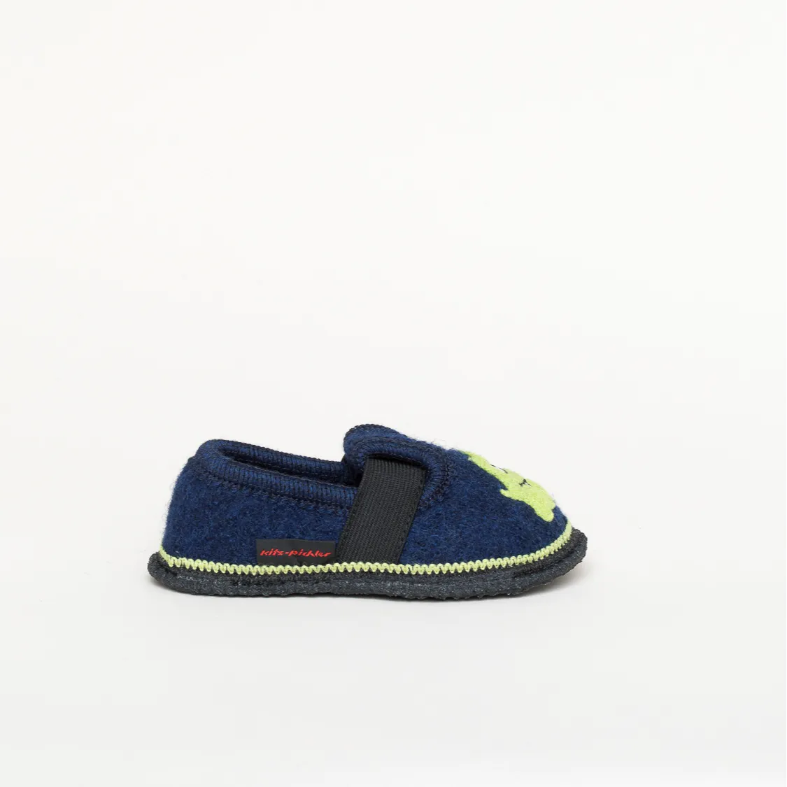 Kitz-Pichler Children Slippers, Juno,Ink Blue Mele