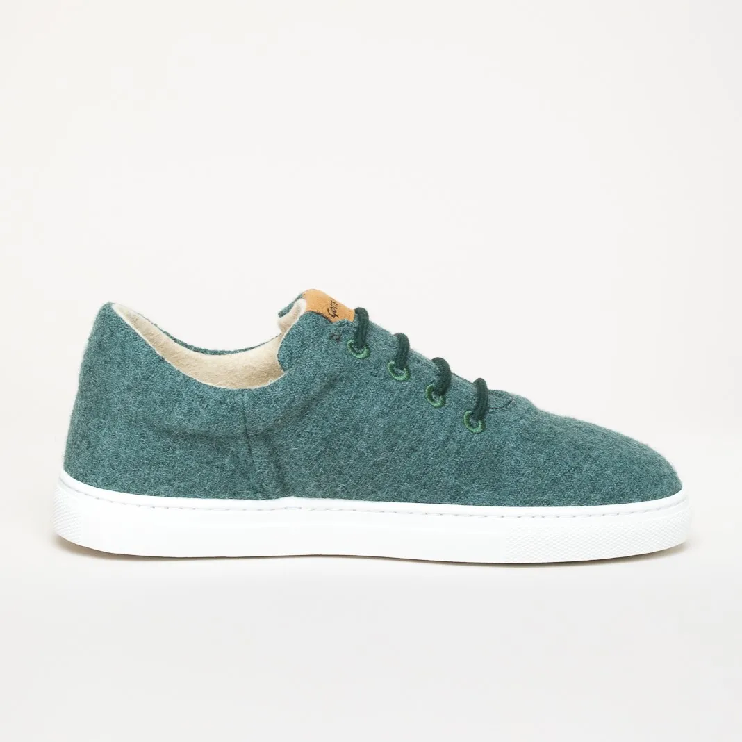 Wollsneaker Wool Walker grün