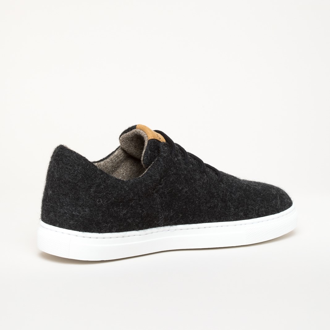 Wollsneaker Wool Walker schwarz