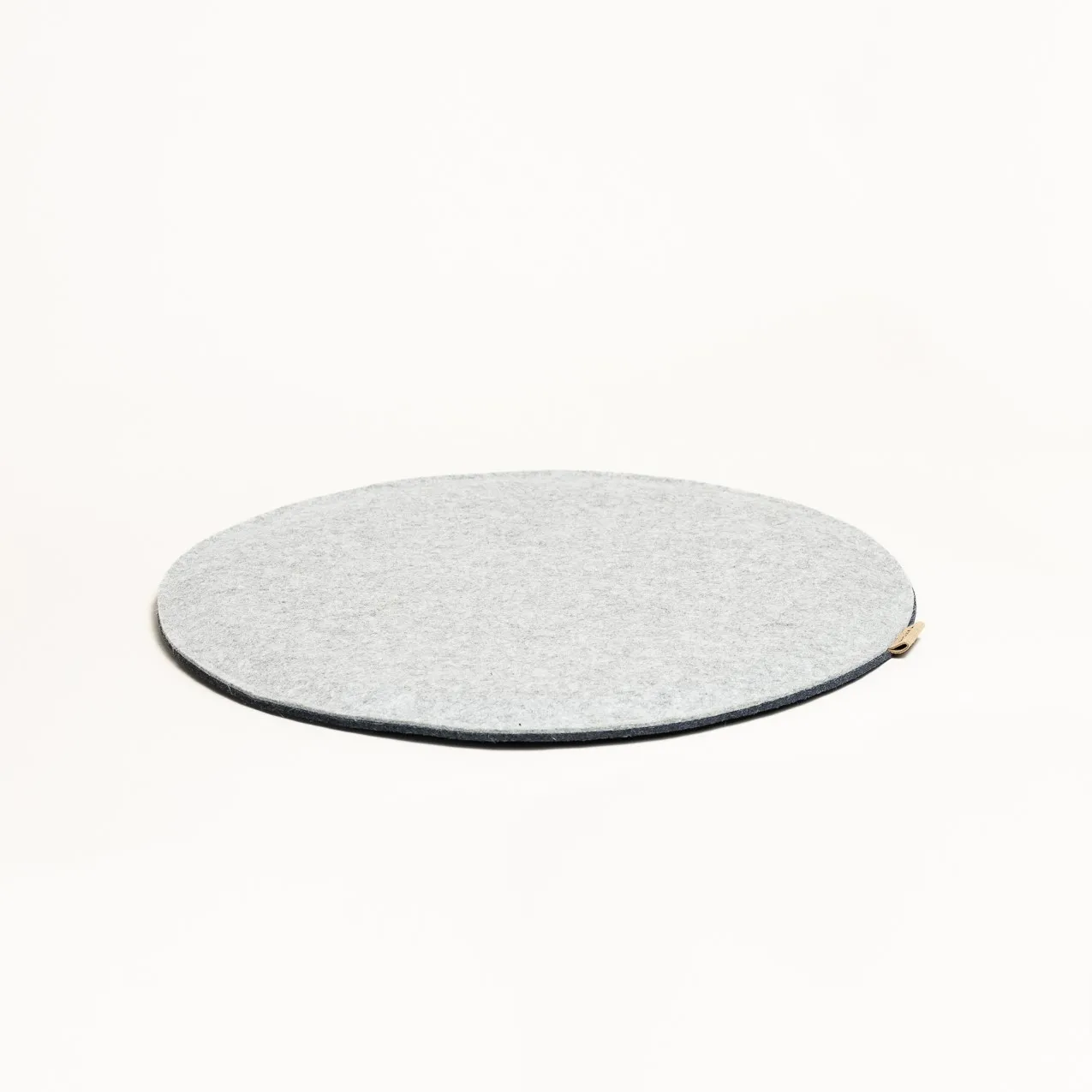 Felt seat cushion round upholstered two-colored