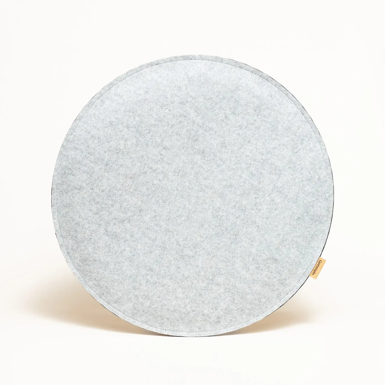 Felt seat cushion round upholstered two-colored