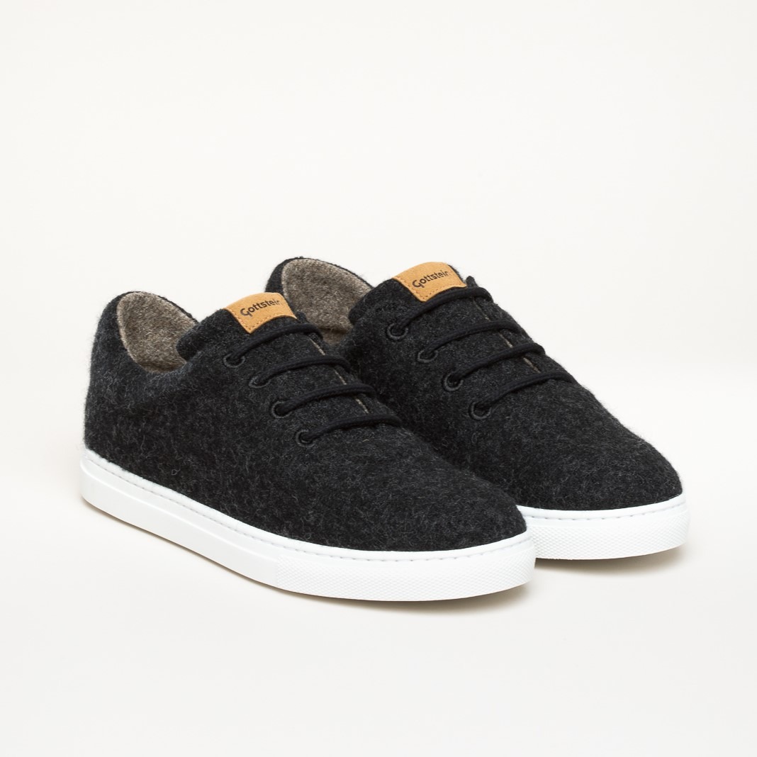 Wollsneaker Wool Walker schwarz