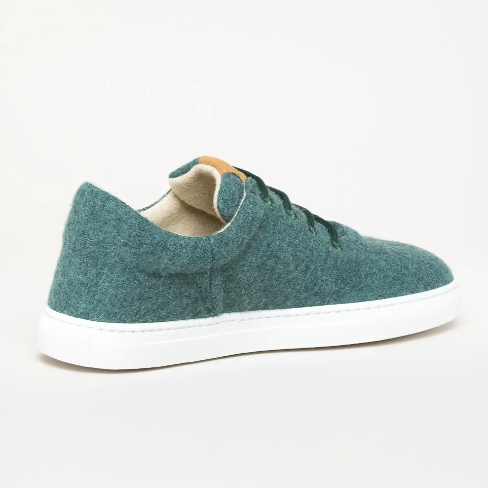 Wollsneaker Wool Walker grün