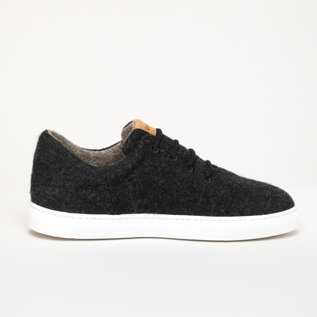 Wollsneaker Wool Walker schwarz